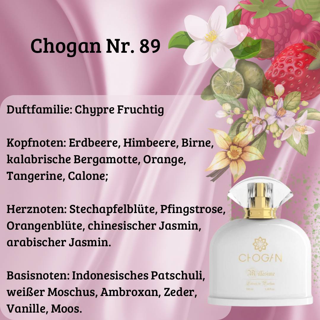 Damen Parfüm - Chogan Nr.89 **Mon Paris** - Sparfüm - Home of Fragrances