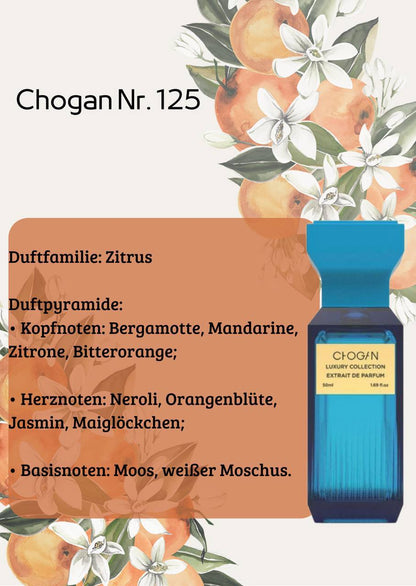 Luxury Unisex Parfüm - Chogan Nr. 125 **Sole di Positano** - Sparfüm - Home of Fragrances