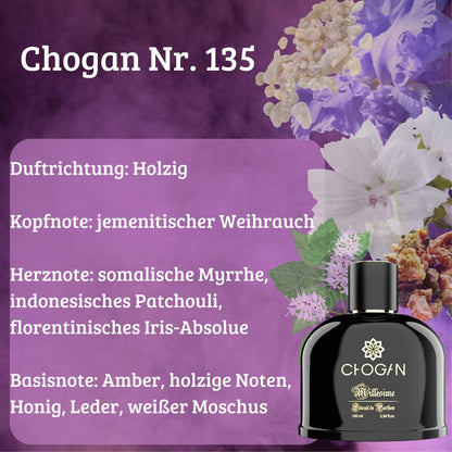 Herren Parfüm Chogan Nr. 135 **Bois D'Argent** - Sparfüm - Home of Fragrances